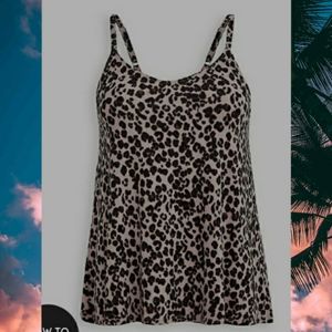 Super Soft Leopard Print Cami by Torrid NWT